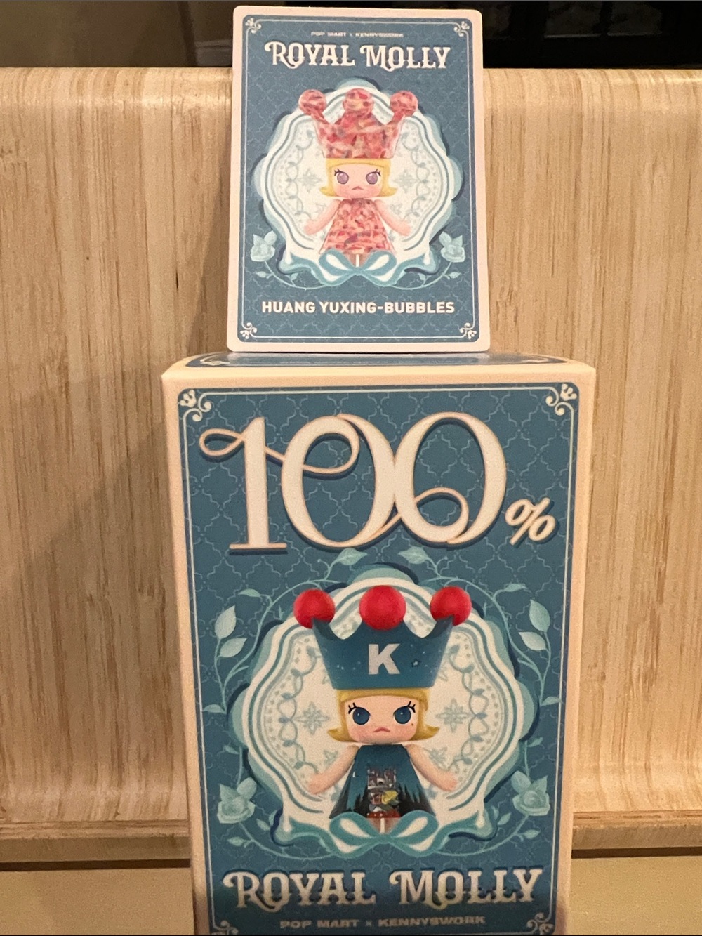 Pop Mart Royal Molly 100% Bubbles confirmed NIB